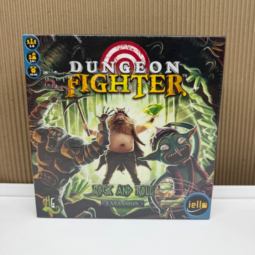 Dungeon Fighter Rock and Roll Expansion Iello Strategy Board Game New Sealed